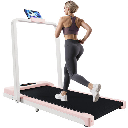 ๐ Folding Under Desk Treadmill with Bluetooth, Remote & Phone Holder