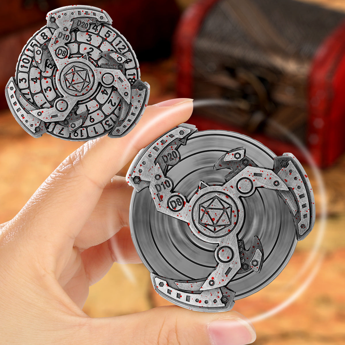 Wind And Fire Wheel DND Dice Wheel Gift Box Set,