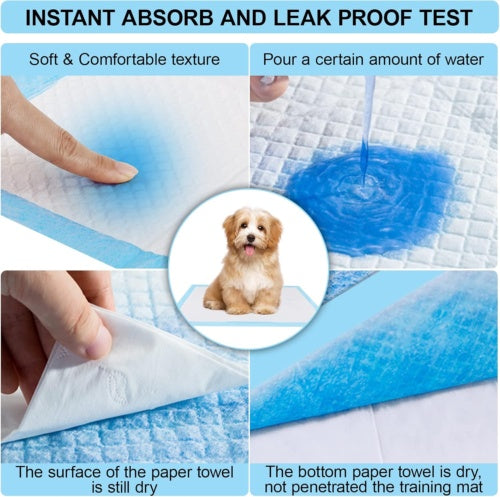 Puppy Training Trainer Train Pads Toilet Pee Wee Poo Dog Pet Cat Mats