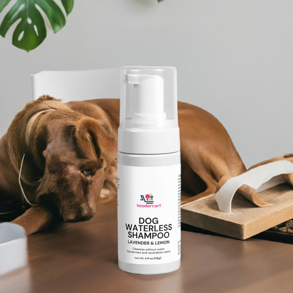 Dog Waterless Shampoo – Rinse-Free Grooming Spray for a Fresh Coat