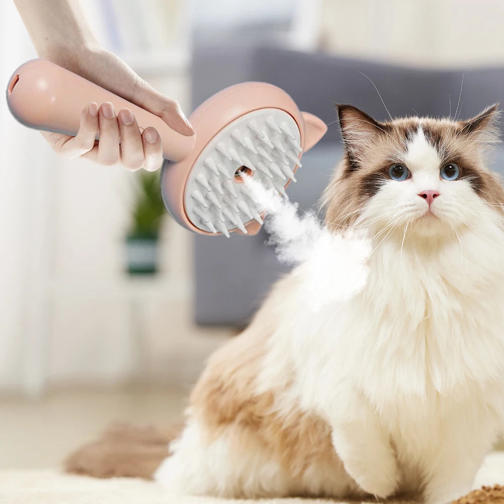 Rechargeable Self Cleaning Slicker Brush For Pets Dogs & Catsb Pet Products