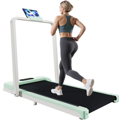 ๐ Folding Under Desk Treadmill with Bluetooth, Remote & Phone Holder