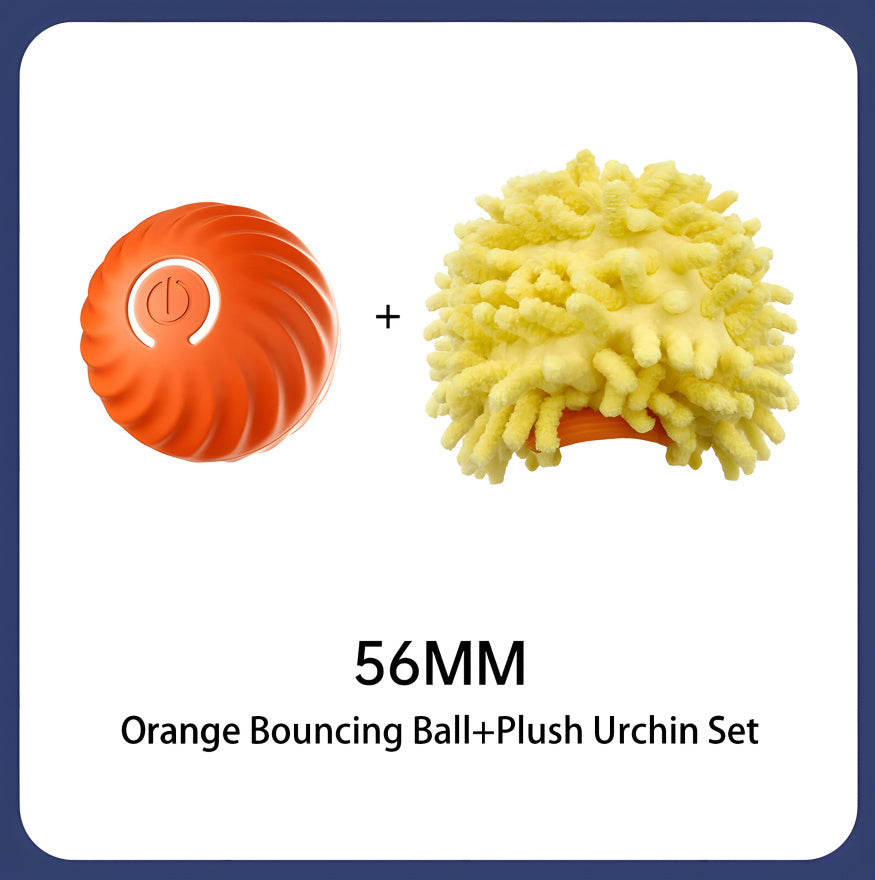 Interactive Bouncing Ball For Dogs,Automatic Smart Toy, Self-moving Rotating Stimulating Pet Entertainment