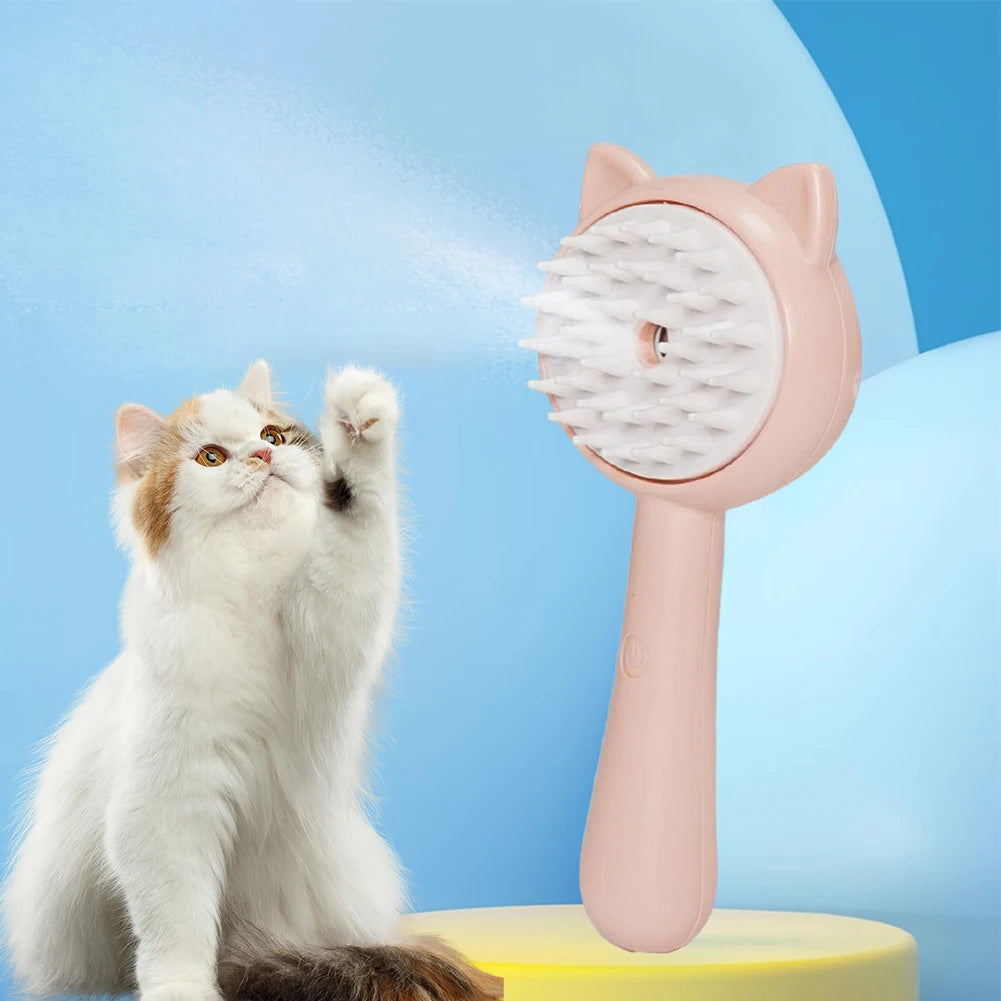 Rechargeable Self Cleaning Slicker Brush For Pets Dogs & Catsb Pet Products