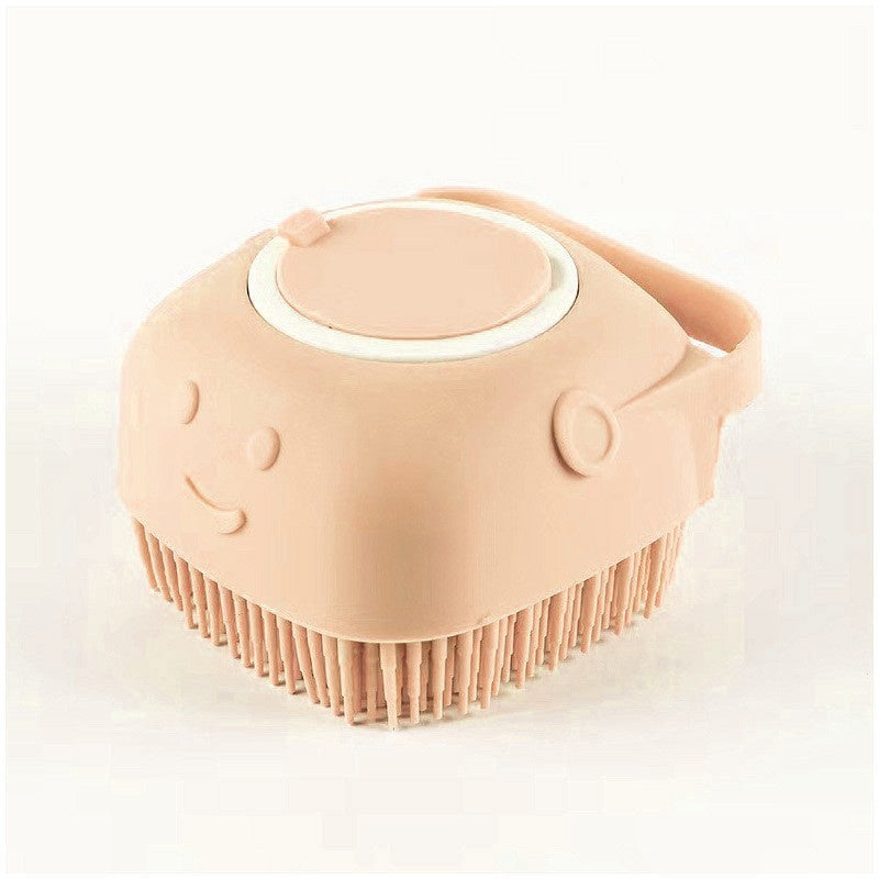 Silicone Dog Bath Massage Gloves Brush Pet Cat Bathroom Cleaning Tool