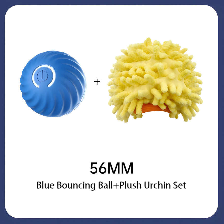 Interactive Bouncing Ball For Dogs,Automatic Smart Toy, Self-moving Rotating Stimulating Pet Entertainment