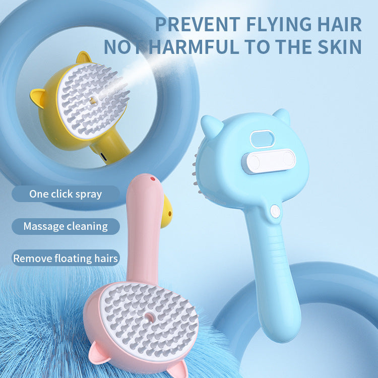 Rechargeable Self Cleaning Slicker Brush For Pets Dogs & Catsb Pet Products