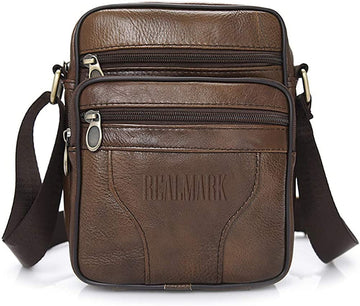 Men'S Shoulder Bags Genuine Leather Cross Body Bag Messenger Business Handbags Small Side Satchel Crossbody Bag