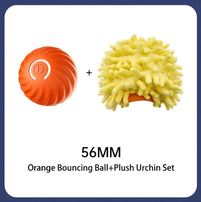 Interactive Bouncing Ball For Dogs,Automatic Smart Toy, Self-moving Rotating Stimulating Pet Entertainment
