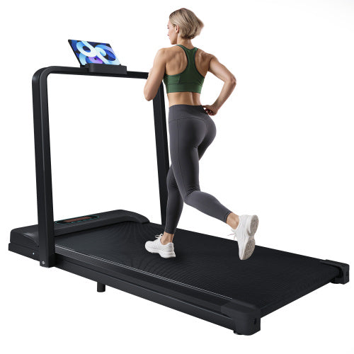 🏃 Folding Under Desk Treadmill with Bluetooth, Remote & Phone Holder