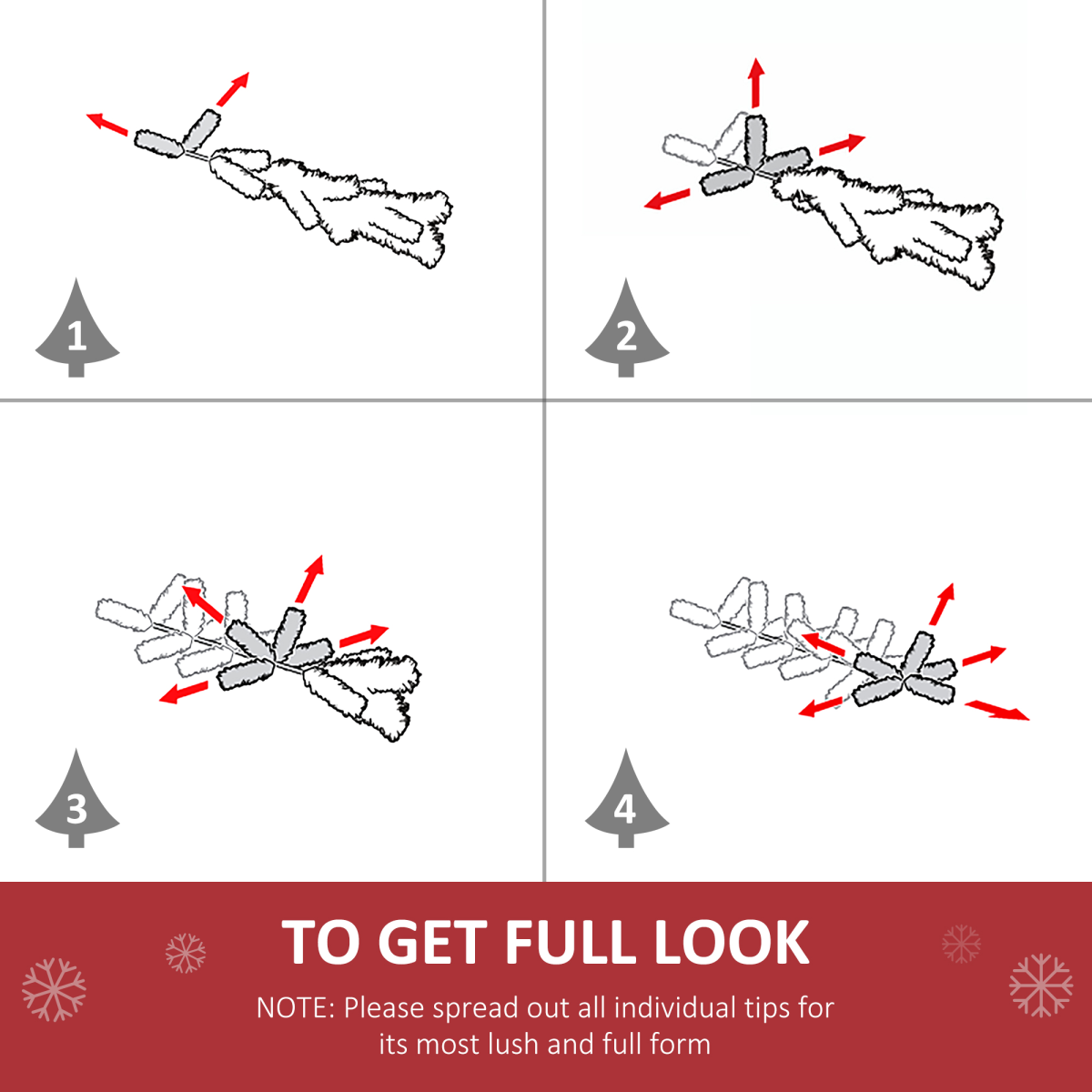 60cm Pre-Lit Christmas Door Wreath with Holly, Pine Cones & LEDs
