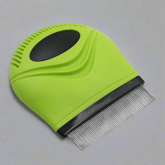 Pet Life 'Grazer' Handheld Travel Grooming Cat And Dog Flea And Tick Comb
