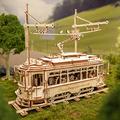 Rokr Classic City Tram 3D Wooden Puzzle
