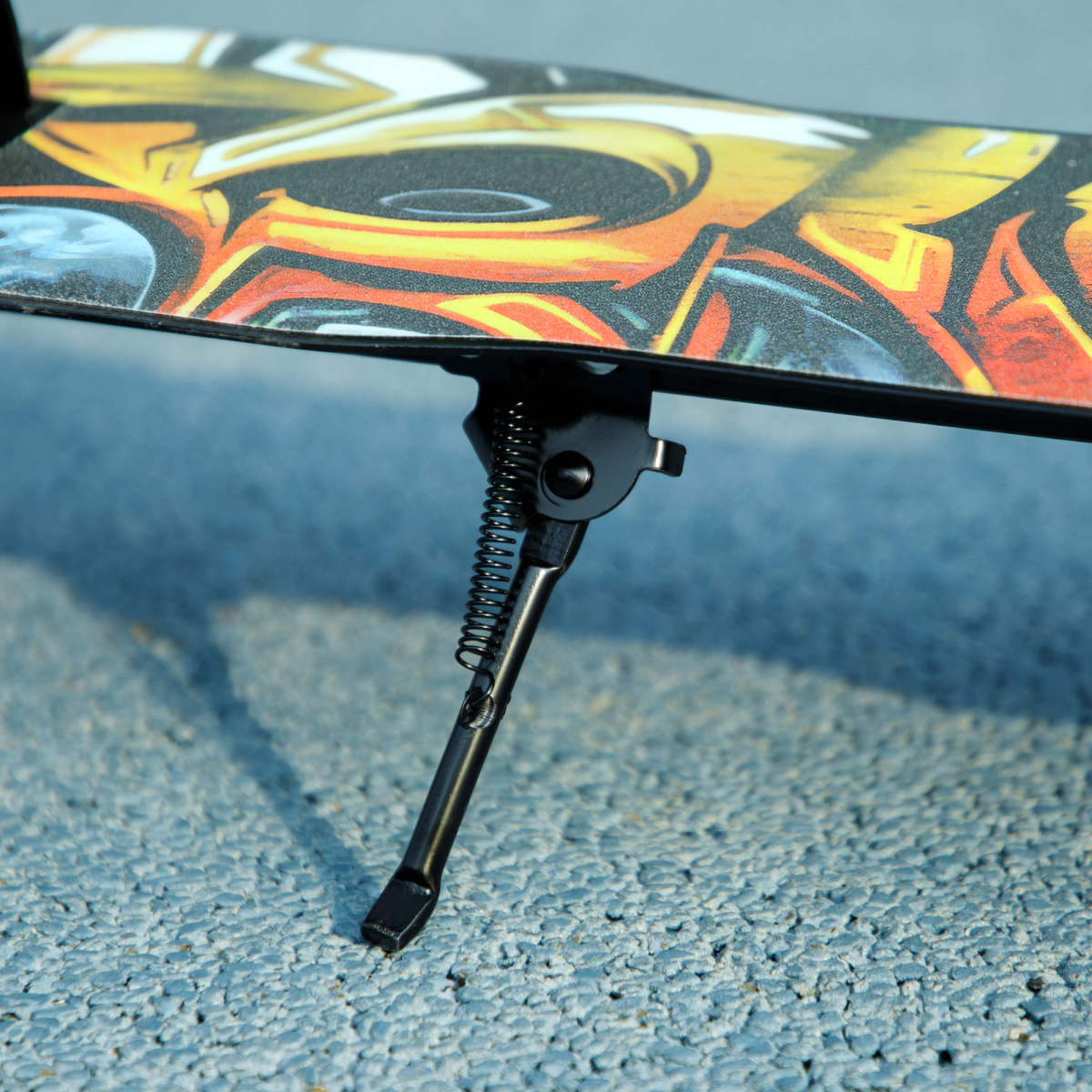 AIYAPLAY Kids Scooter, Foldable Kick Scooter w/ Adjustable Handlebar, Black