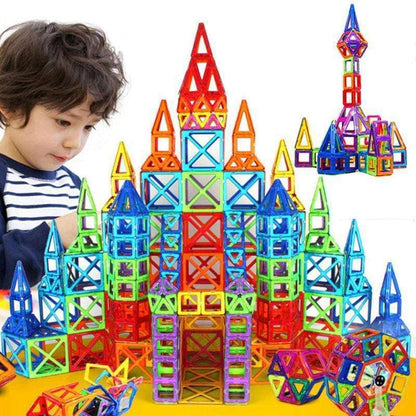 Magnetic Building Blocks STEM Toy Set for Kids – Educational DIY Construction Bricks Gift