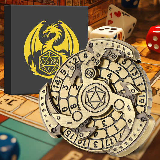 Wind And Fire Wheel DND Dice Wheel Gift Box Set,