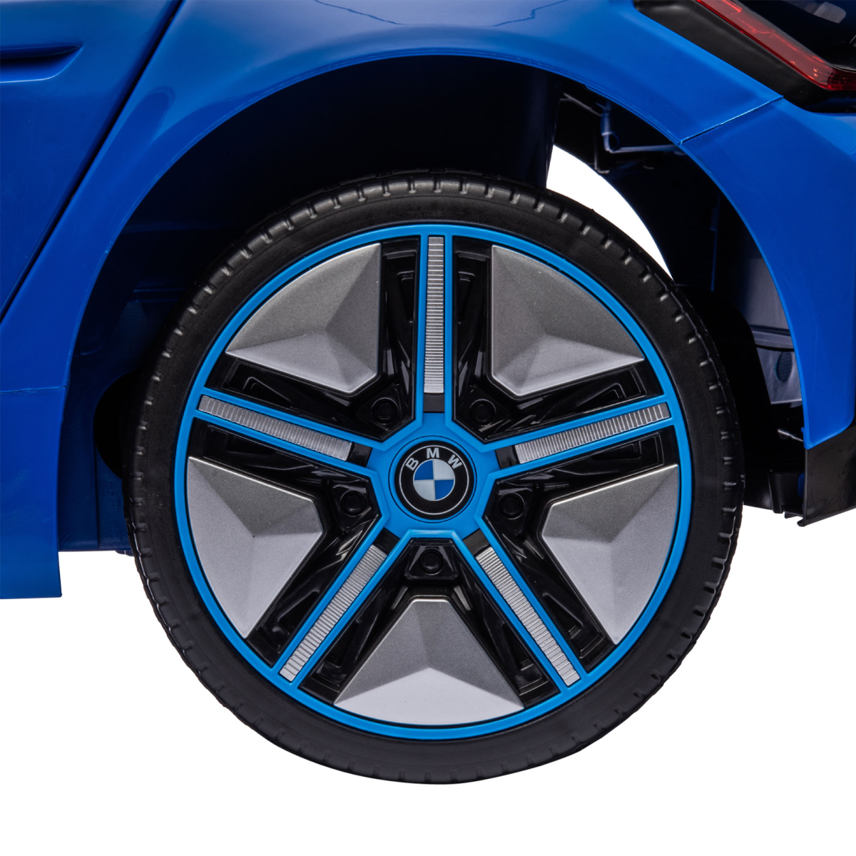 HOMCOM BMW i4 Licensed 12V Kids Electric Ride-On Car with Remote Control - Blue