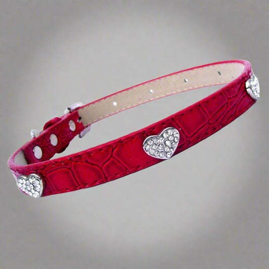 Love Hearts Croc Collar