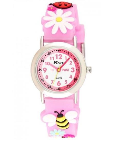 Ravel Kids 3D Cartoon Bee Teacher Watch for Girls - Learn Time R1513.83