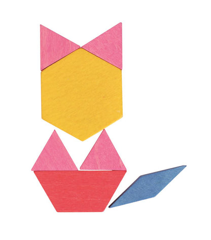 LELIN 250-Piece Wooden Mosaic Blocks - L10263 Creative Build Set