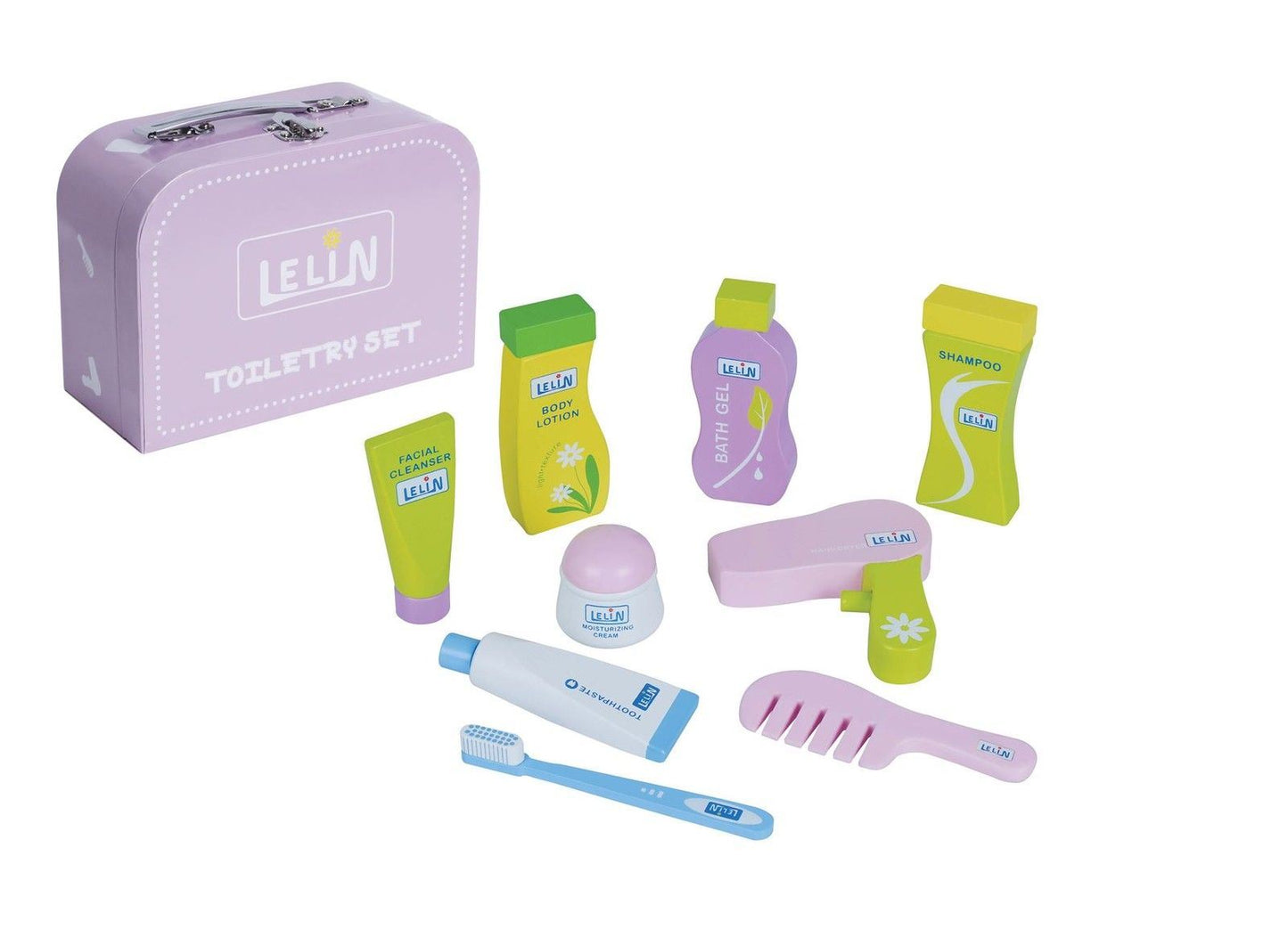 Lelin 9-Piece Toiletry Set - L50036 (DNB)