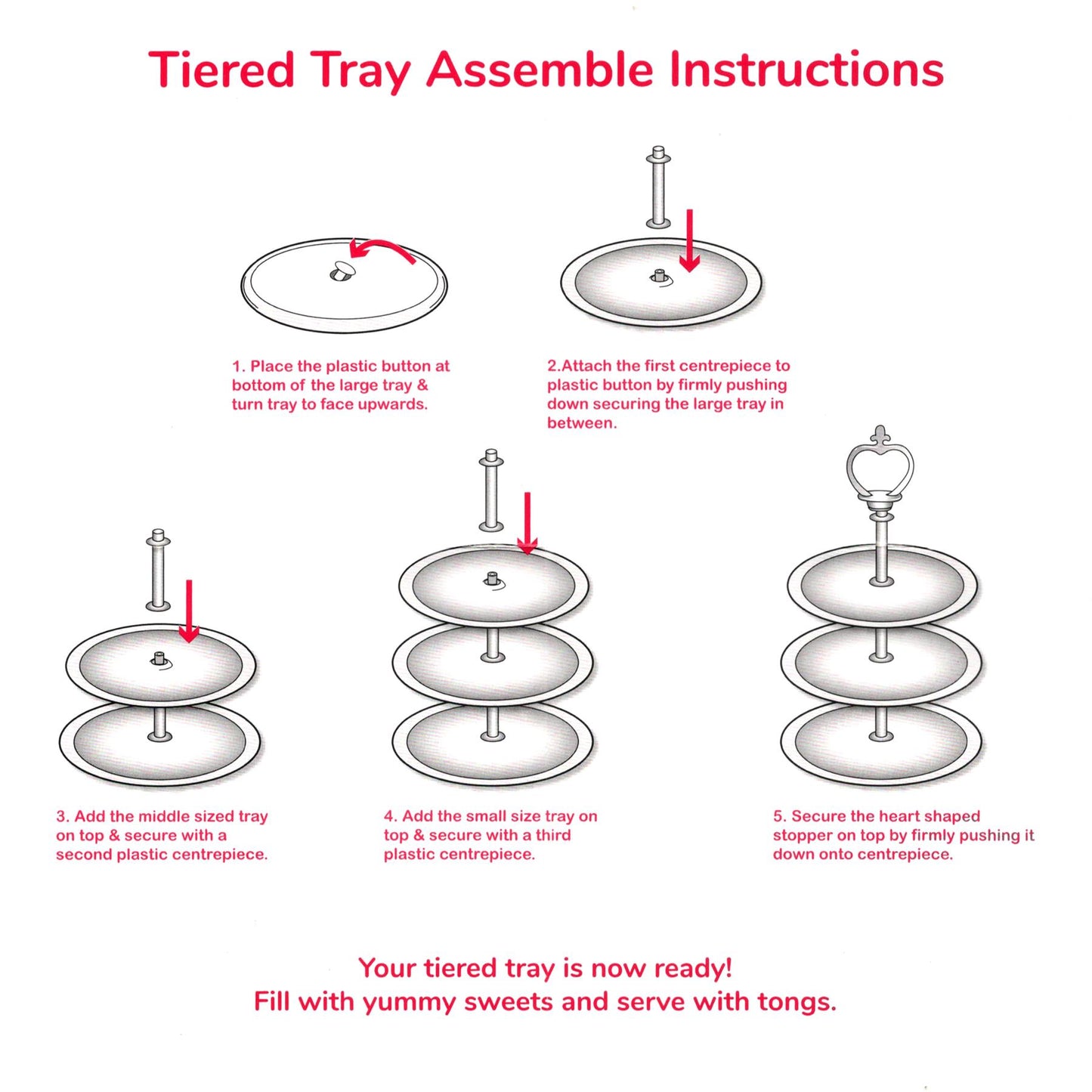 SOKA Afternoon Party Tea Set - Elegant 4-Piece, Code 0009874