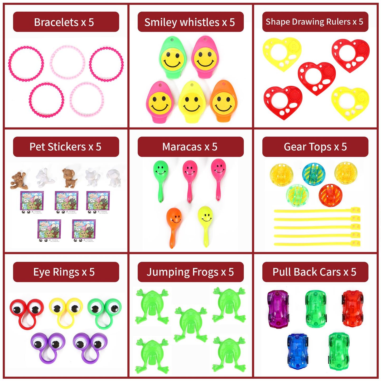 SOKA 120-Piece Party Bag Set - 0009349, Ultimate Party Favors