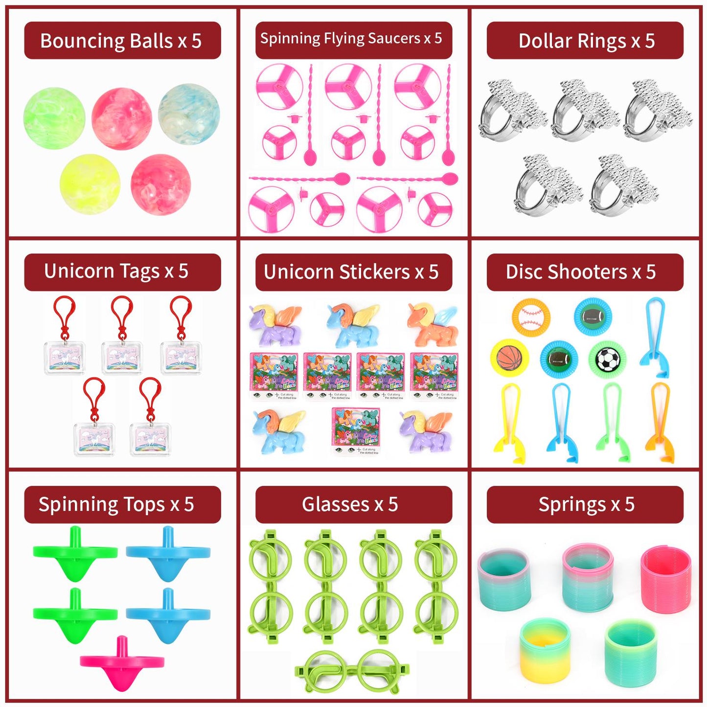 SOKA 120-Piece Party Bag Set - 0009349, Ultimate Party Favors