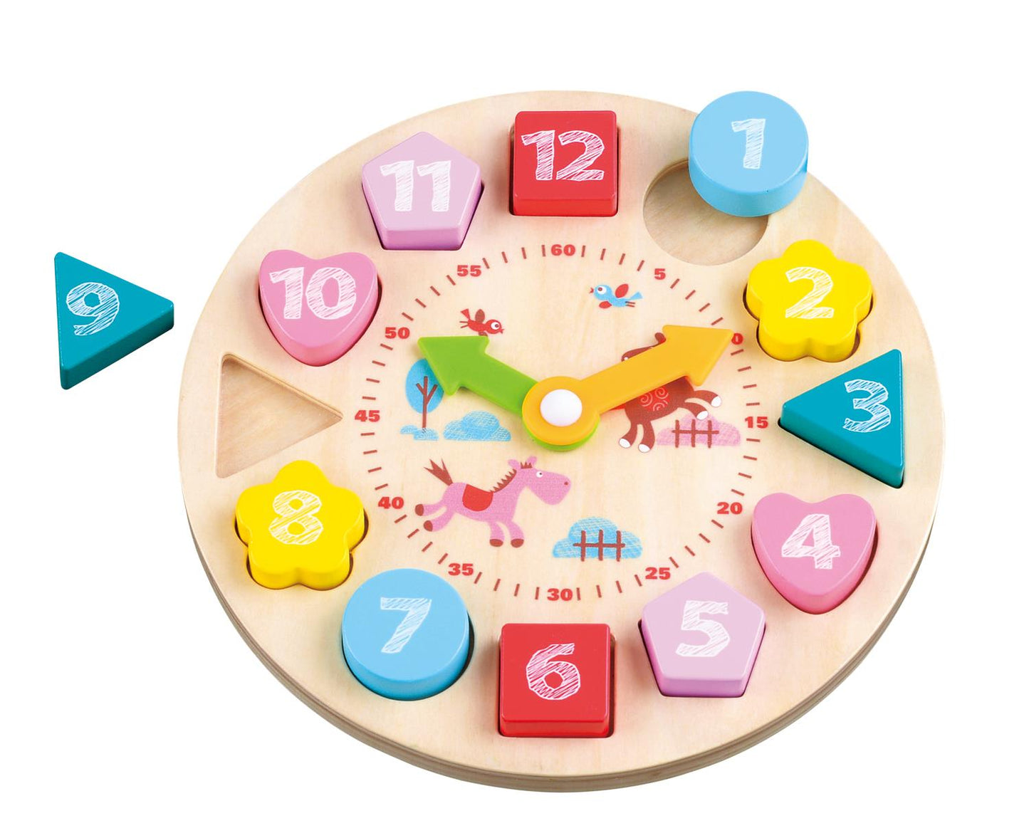 LELIN Learning Clock L10262: Teach Time with Fun & Colorful Lights