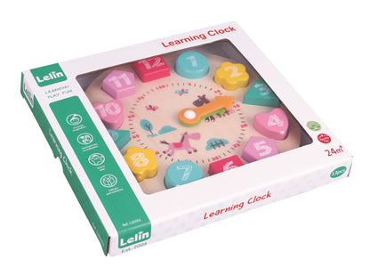 LELIN Learning Clock L10262: Teach Time with Fun & Colorful Lights