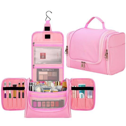 Vinsani Pink Toiletry Bag - Compact Travel Organizer 1010186