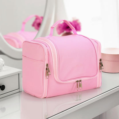 Vinsani Pink Toiletry Bag - Compact Travel Organizer 1010186