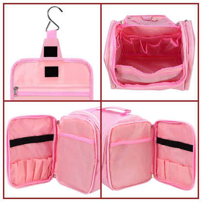 Vinsani Pink Toiletry Bag - Compact Travel Organizer 1010186