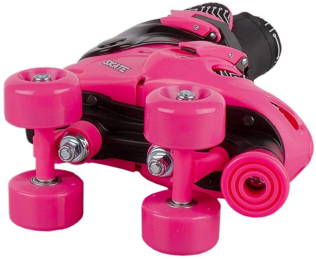 Elektra Quad Boot: Medium Black & Pink, Size 13J-2