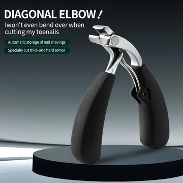 Professional Grade Concave Stainless Steel Nail Clippers for Thick Nails & Ingrown Toenails