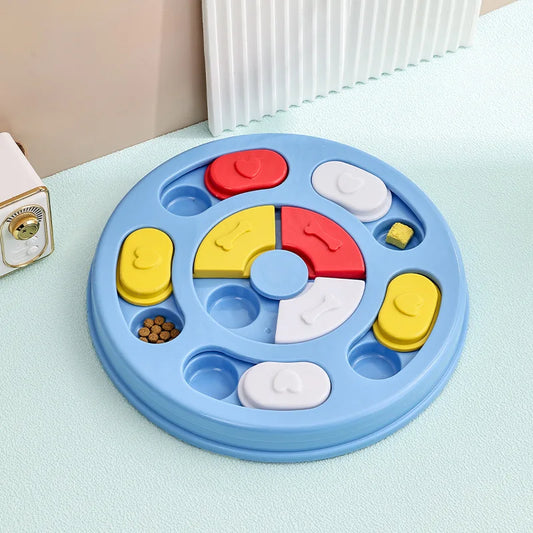 Puppy IQ Food Dispenser Slowly Eating NonSlip Bowl Pet Cat Dogs