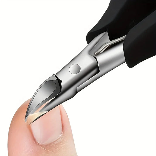 Professional Grade Concave Stainless Steel Nail Clippers for Thick Nails & Ingrown Toenails