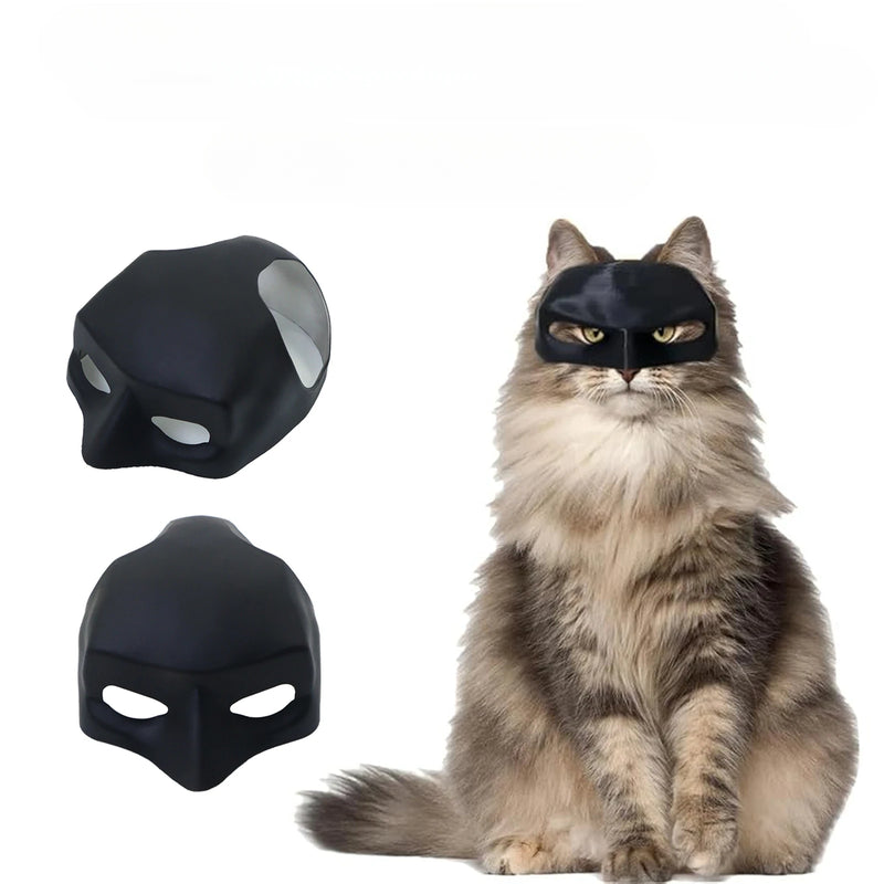 Funny Cat Mask Pet Costume 3D Printed Hero Style Cosplay Halloween Photo Prop UK