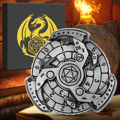 Wind And Fire Wheel DND Dice Wheel Gift Box Set,