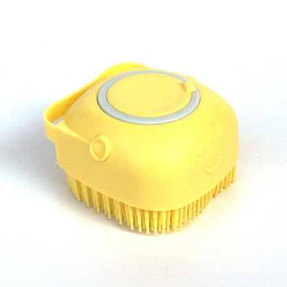 Silicone Dog Bath Massage Gloves Brush Pet Cat Bathroom Cleaning Tool