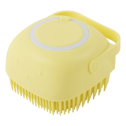 Silicone Dog Bath Massage Gloves Brush Pet Cat Bathroom Cleaning Tool