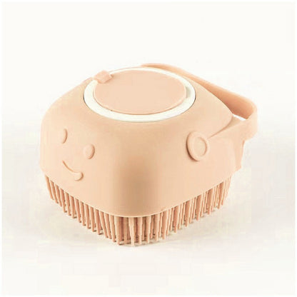 Silicone Dog Bath Massage Gloves Brush Pet Cat Bathroom Cleaning Tool