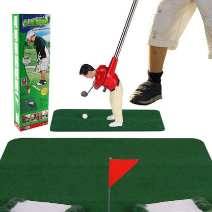 Indoor Mini Golfing Game Kit Golfs Toy Set WRed Pad Putter Early Education
