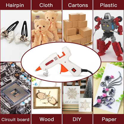 Vinsani Glue Gun Kit with 50 Sticks – Ready-to-Use Bonding