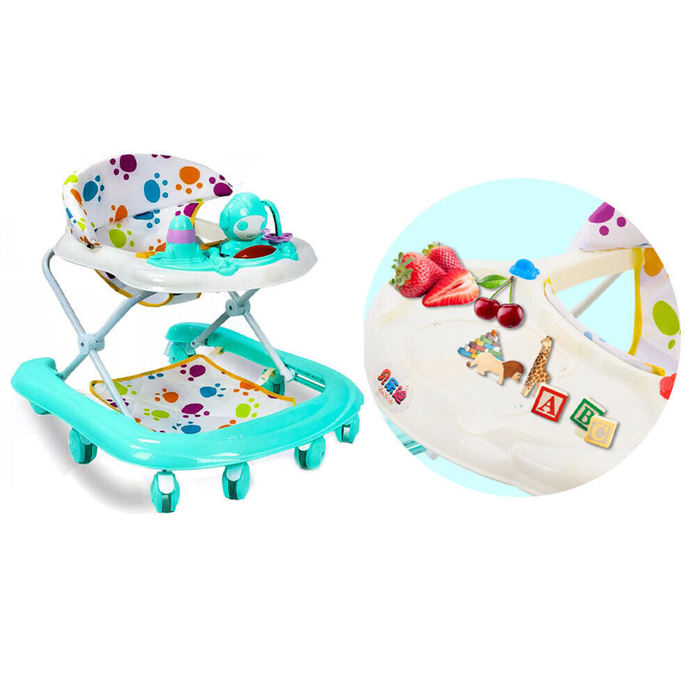 Baby Walker Bouncer First Steps Push Along Activity Music Ride On Car Melody UK