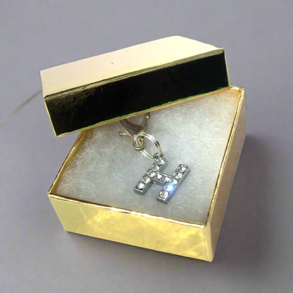 A-Z Crystal Letter Pet Charms