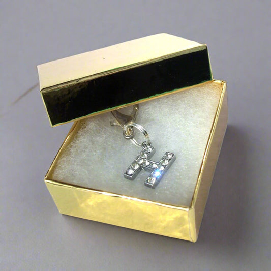A-Z Crystal Letter Pet Charms