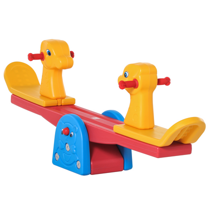 Safe Kids Seesaw Teeter Totter with 2 Seats and Easy-Grip Handles